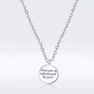 Pandora Style bekentenissen Chain Ketting - SCN374 (afbeelding voor) Pandora Style bekentenissen Chain Ketting - SCN374