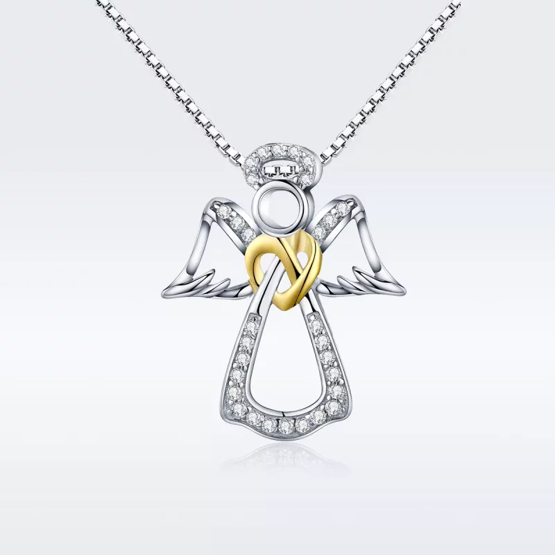 (afbeelding voor) Pandora Style Beschermengel Chain Ketting - SCN123 - Bekijken 2