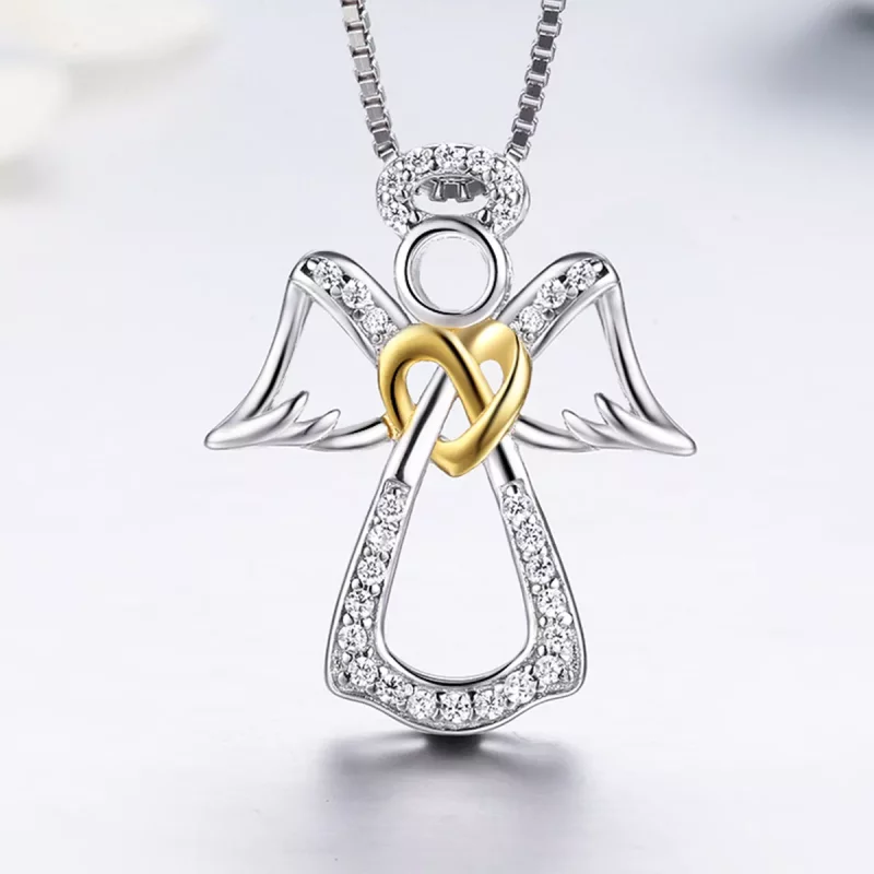 (afbeelding voor) Pandora Style Beschermengel Chain Ketting - SCN123 - Bekijken 4