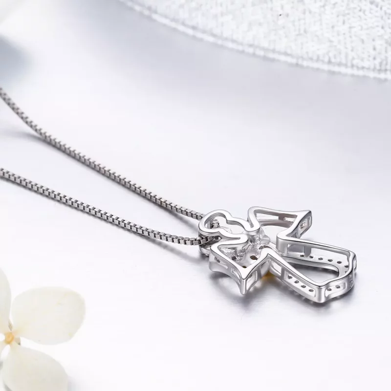 (afbeelding voor) Pandora Style Beschermengel Chain Ketting - SCN123 - Bekijken 5