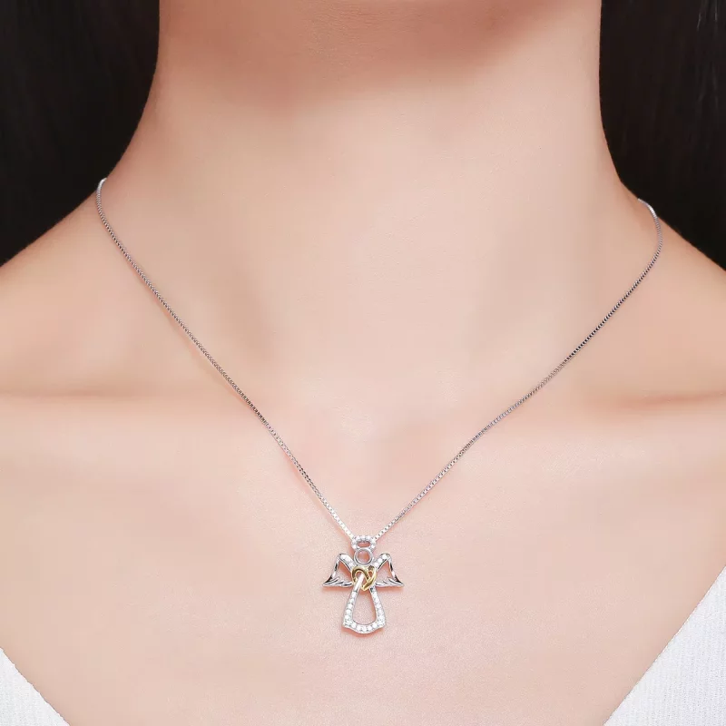 (afbeelding voor) Pandora Style Beschermengel Chain Ketting - SCN123 - Bekijken 7