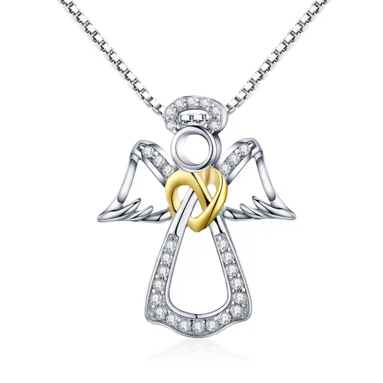 (afbeelding voor) Pandora Style Beschermengel Chain Ketting - SCN123