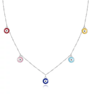 Pandora Style Beschermoog Ketting - SCN463 (afbeelding voor) Pandora Style Beschermoog Ketting - SCN463