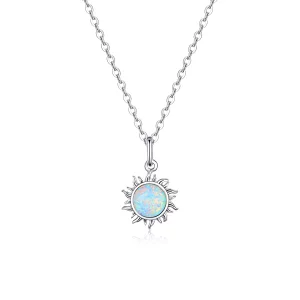 Pandora Style Blauwe Zon Chain Ketting - SCN399 (afbeelding voor) Pandora Style Blauwe Zon Chain Ketting - SCN399