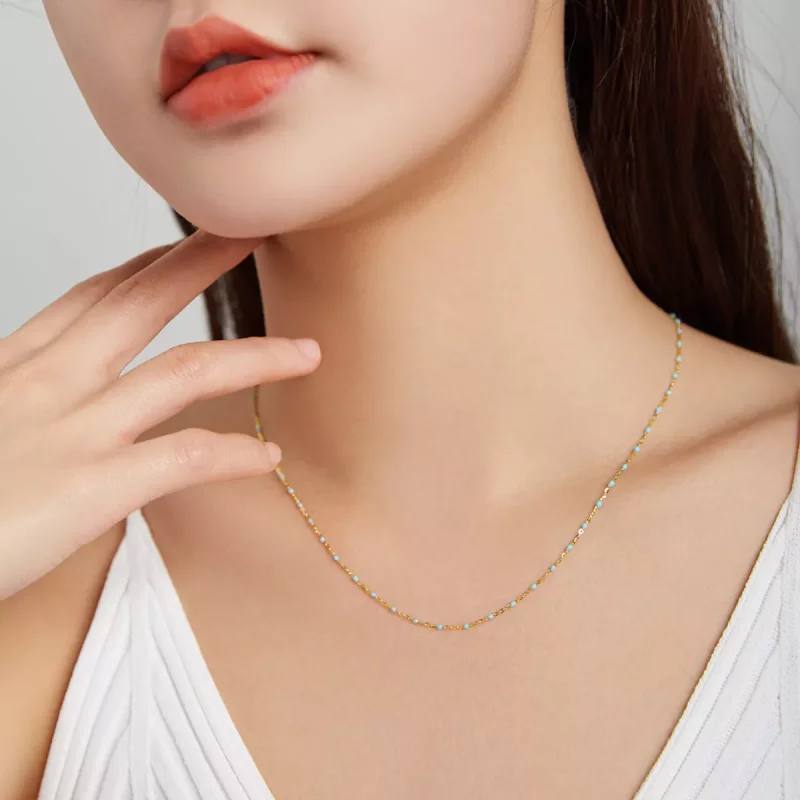 (afbeelding voor) Pandora Style Boheems Chain Ketting - SCN452 - Bekijken 6