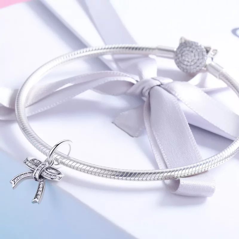 (afbeelding voor) Pandora Style Boog Hanger - SCC775 - Bekijken 3