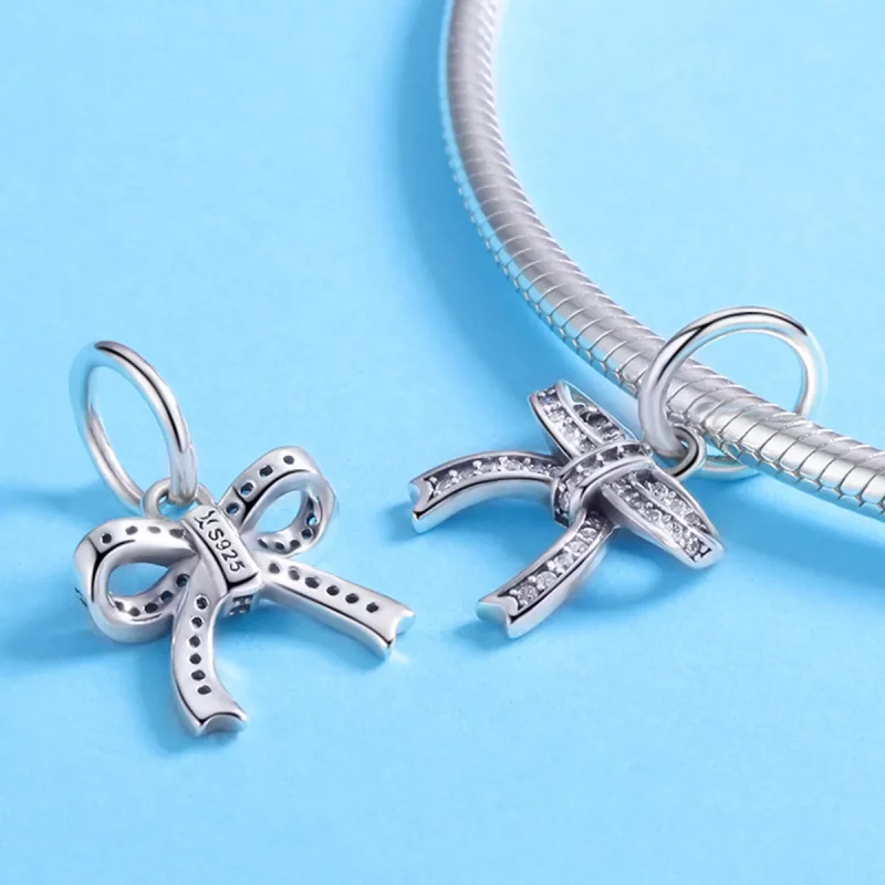 (afbeelding voor) Pandora Style Boog Hanger - SCC775 - Bekijken 4