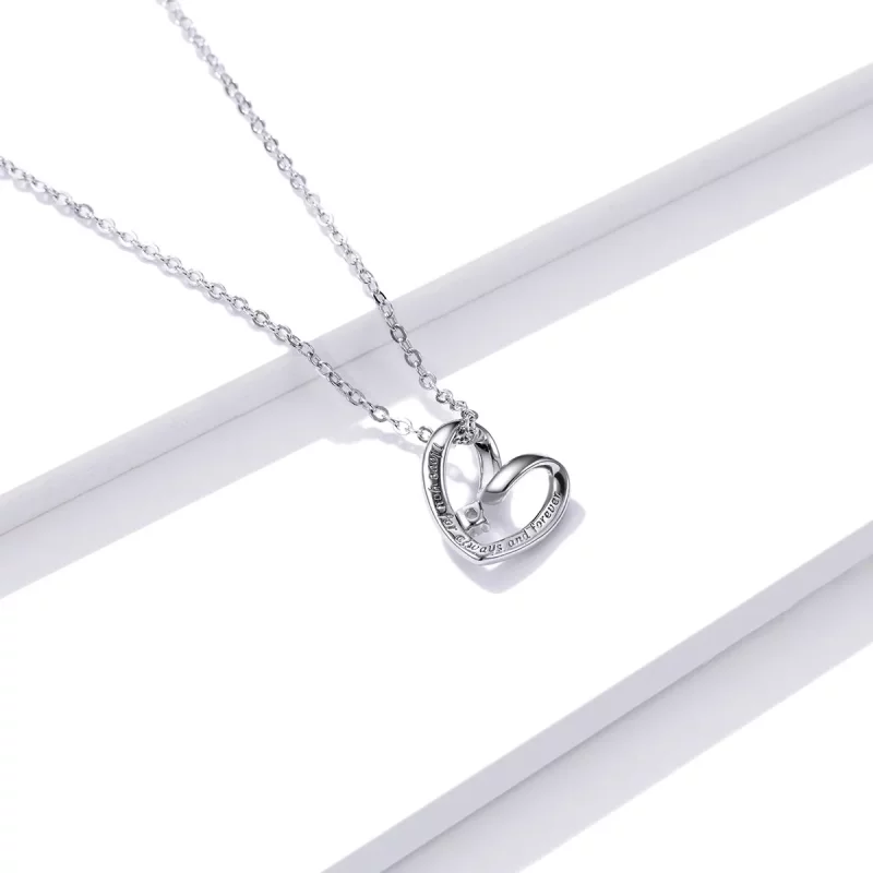 (afbeelding voor) Pandora Style Dankbaar Hart Chain Ketting - SCN450 - Bekijken 3