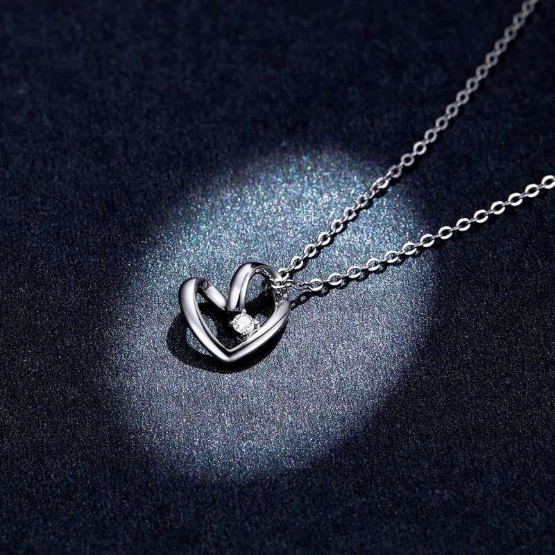 (afbeelding voor) Pandora Style Dankbaar Hart Chain Ketting - SCN450 - Bekijken 5