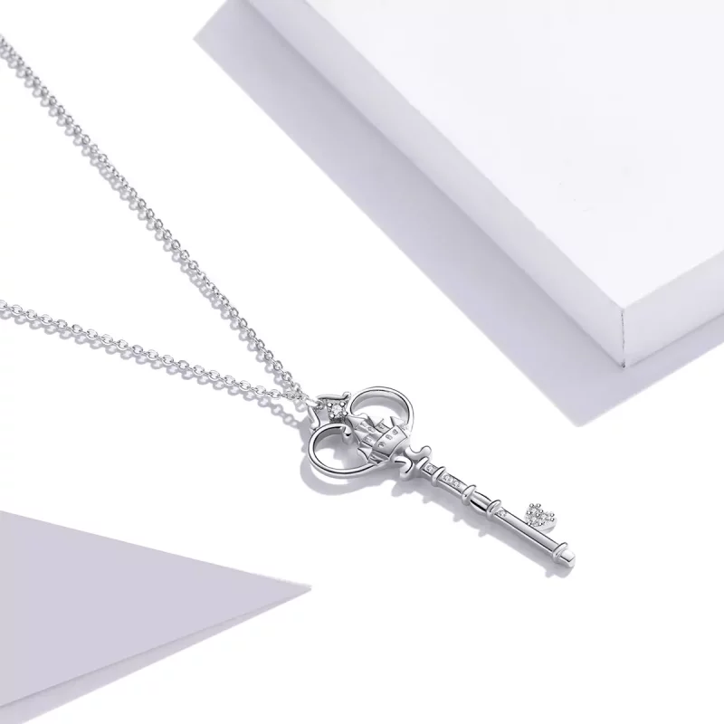 (afbeelding voor) Pandora Style De sleutel tot het kasteel Chain Ketting - SCN441 - Bekijken 2