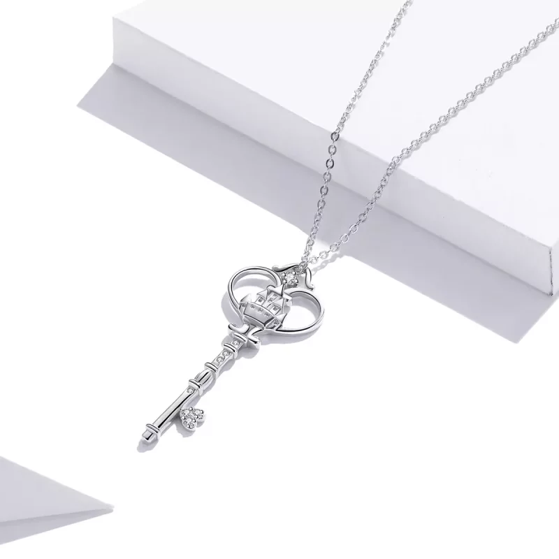 (afbeelding voor) Pandora Style De sleutel tot het kasteel Chain Ketting - SCN441 - Bekijken 3