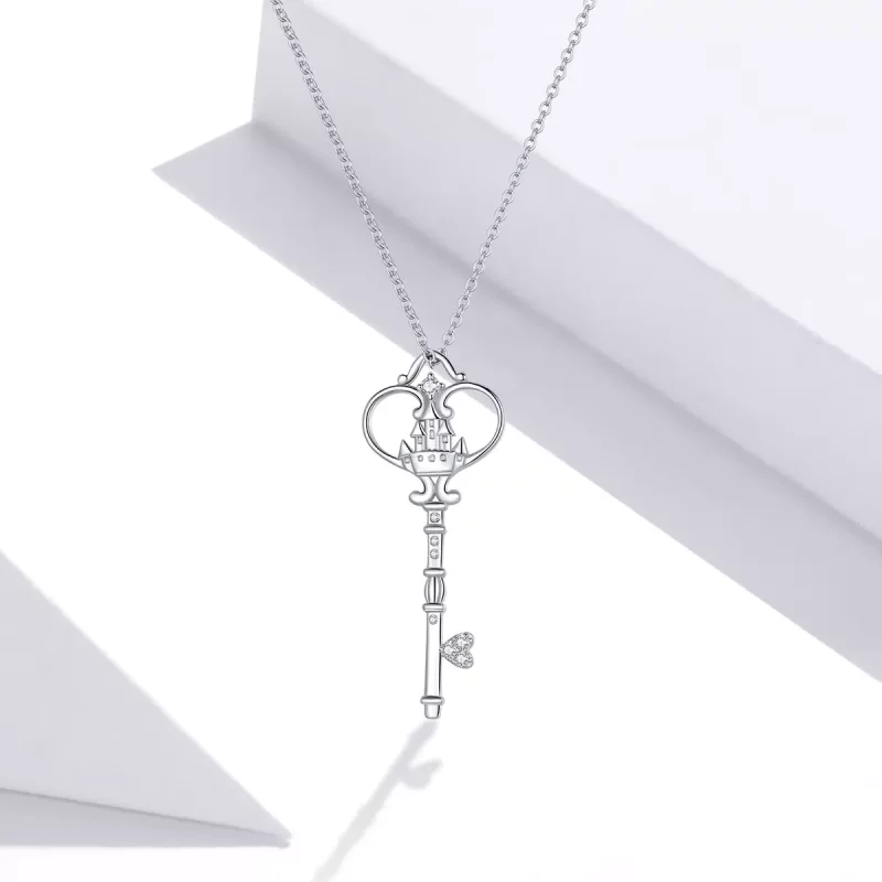(afbeelding voor) Pandora Style De sleutel tot het kasteel Chain Ketting - SCN441 - Bekijken 5