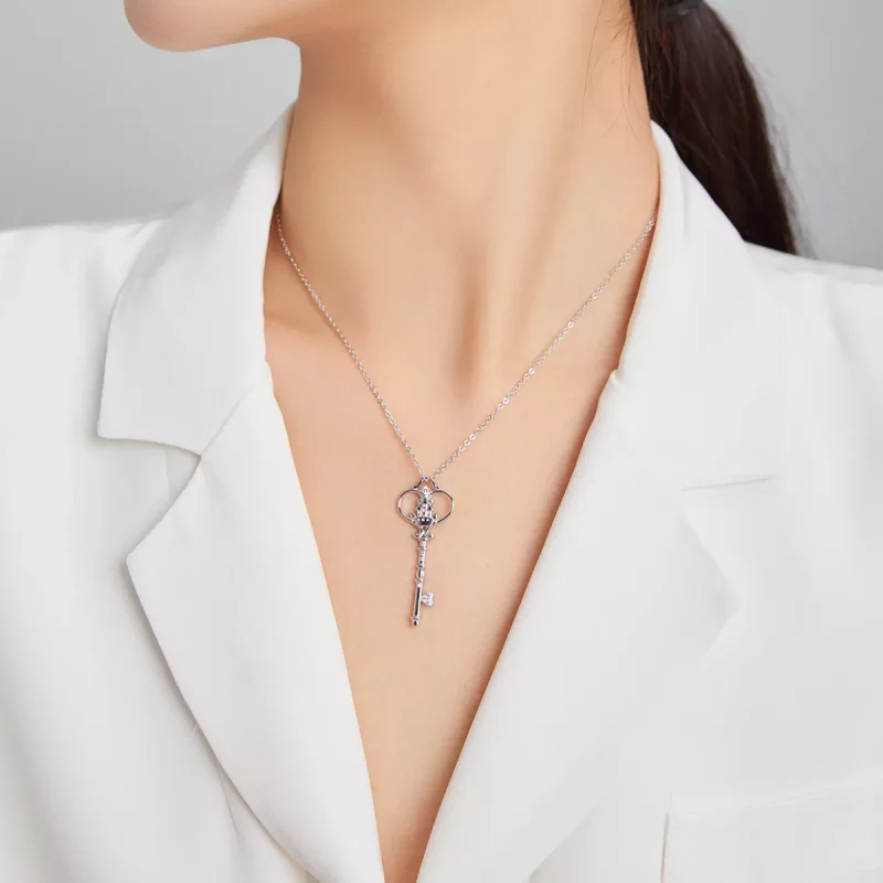 (afbeelding voor) Pandora Style De sleutel tot het kasteel Chain Ketting - SCN441 - Bekijken 6