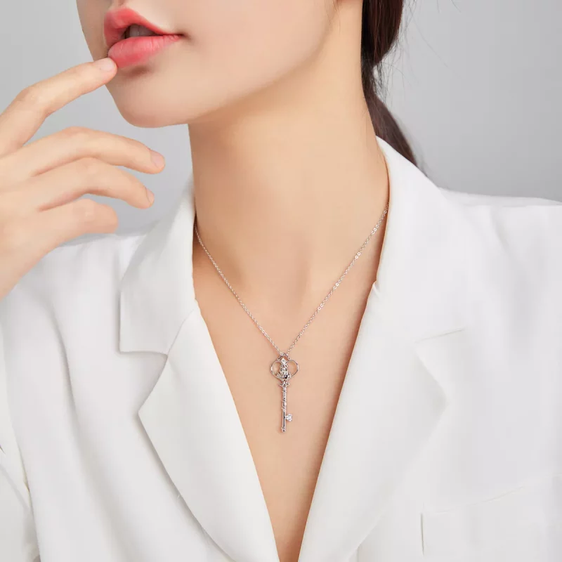 (afbeelding voor) Pandora Style De sleutel tot het kasteel Chain Ketting - SCN441 - Bekijken 7