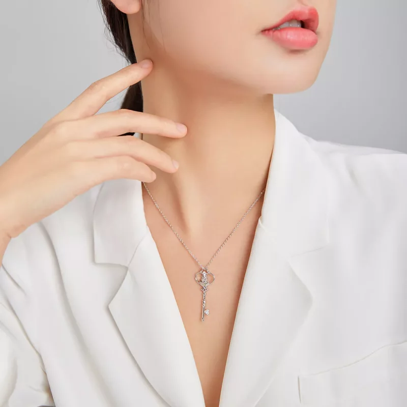 (afbeelding voor) Pandora Style De sleutel tot het kasteel Chain Ketting - SCN441 - Bekijken 8