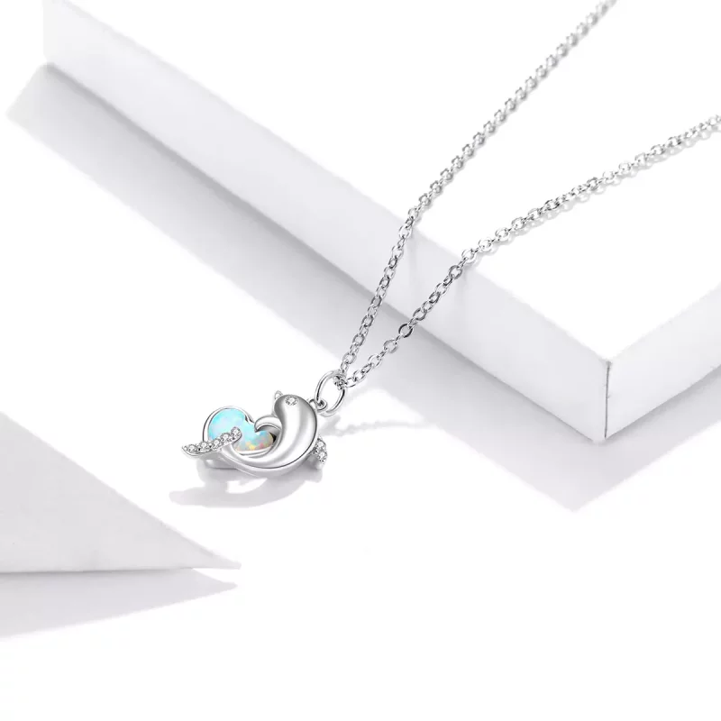 (afbeelding voor) Pandora Style Dolfijn Elf Ketting - SCN412 - Bekijken 2