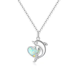 Pandora Style Dolfijn Elf Ketting - SCN412 (afbeelding voor) Pandora Style Dolfijn Elf Ketting - SCN412