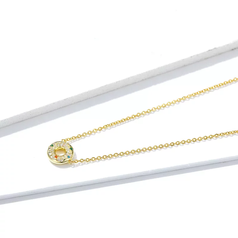 (afbeelding voor) Pandora Style Donut Ketting - BSN118 - Bekijken 2