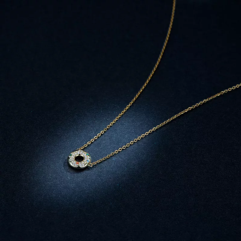 (afbeelding voor) Pandora Style Donut Ketting - BSN118 - Bekijken 5