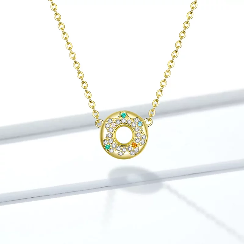 (afbeelding voor) Pandora Style Donut Ketting - BSN118 - Bekijken 6