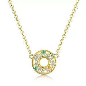 Pandora Style Donut Ketting - BSN118 (afbeelding voor) Pandora Style Donut Ketting - BSN118