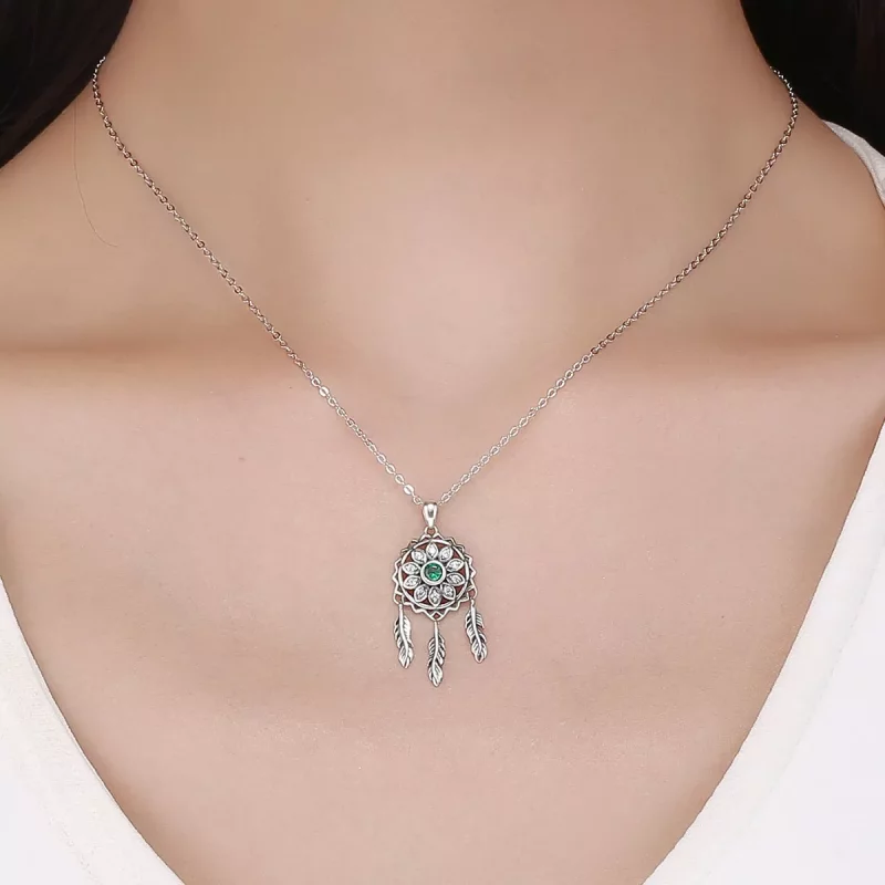 (afbeelding voor) Pandora Style Dromenvanger Chain Ketting - SCN263 - Bekijken 5