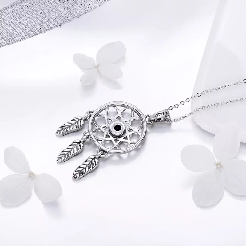 (afbeelding voor) Pandora Style Dromenvanger Chain Ketting - SCN279 - Bekijken 3