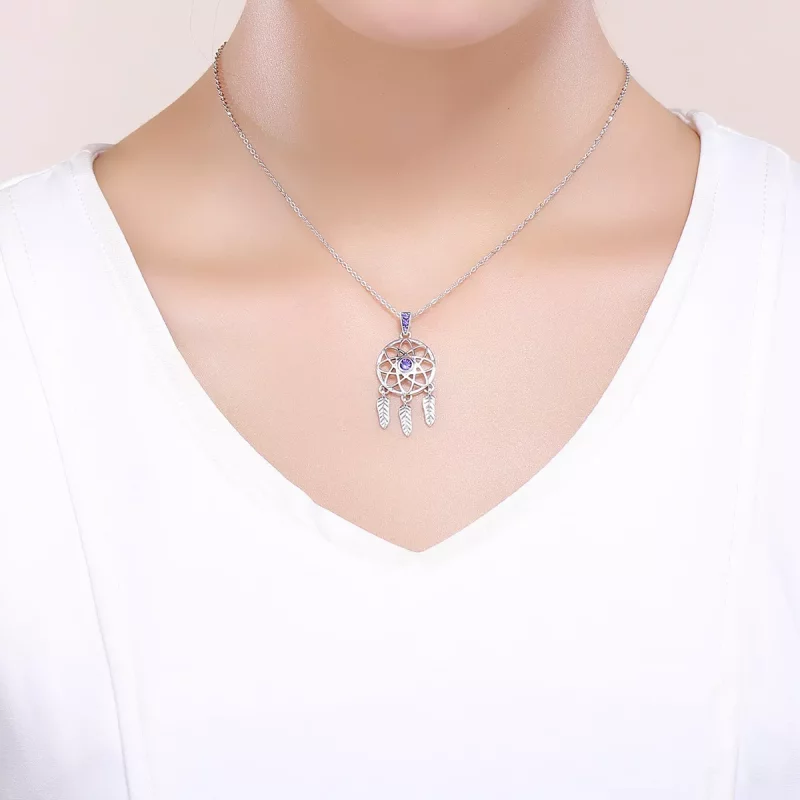 (afbeelding voor) Pandora Style Dromenvanger Chain Ketting - SCN279 - Bekijken 6