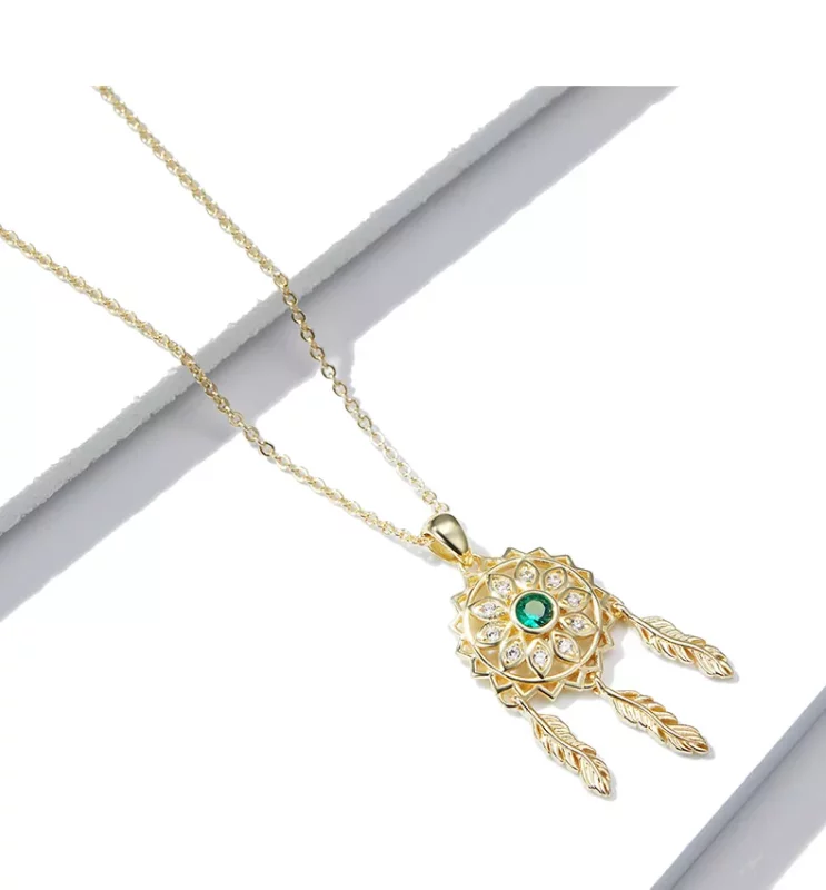 (afbeelding voor) Pandora Style Dromenvanger Ketting - SCN263-B - Bekijken 4