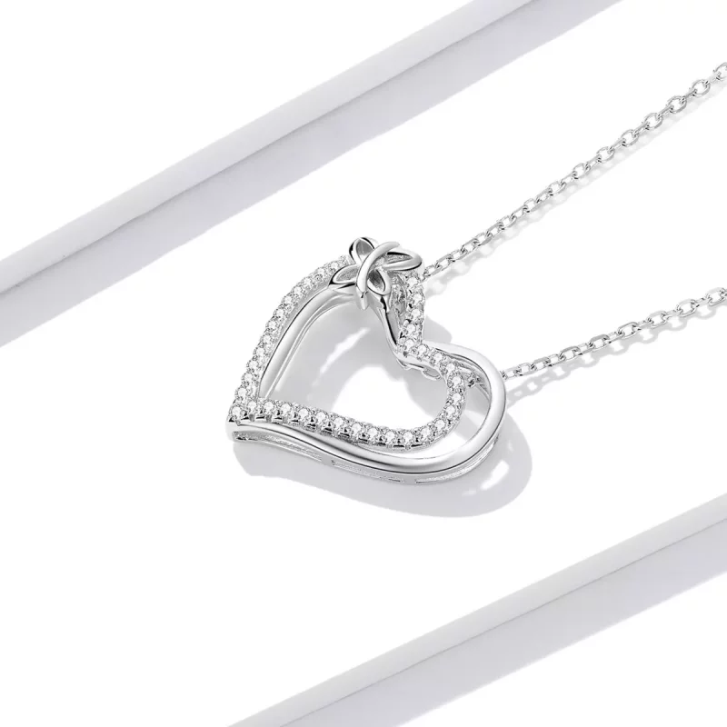 (afbeelding voor) Pandora Style Dubbele liefde Ketting - BSN240 - Bekijken 3
