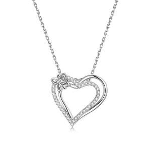 Pandora Style Dubbele liefde Ketting - BSN240 (afbeelding voor) Pandora Style Dubbele liefde Ketting - BSN240
