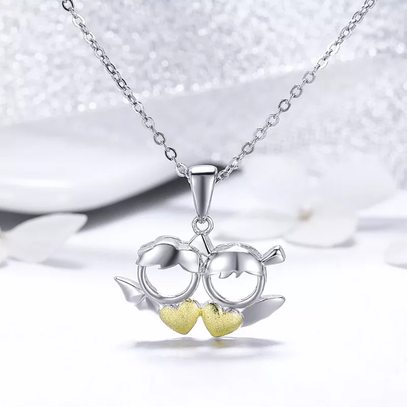 (afbeelding voor) Pandora Style Duivel houdt van engel Chain Ketting - SCN284 - Bekijken 2