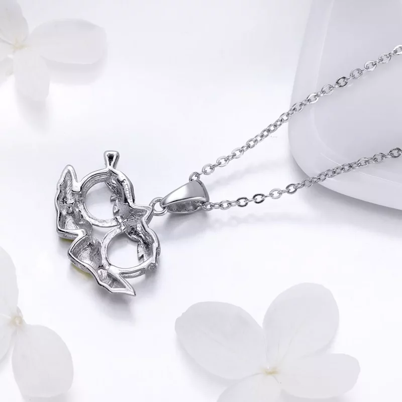 (afbeelding voor) Pandora Style Duivel houdt van engel Chain Ketting - SCN284 - Bekijken 3