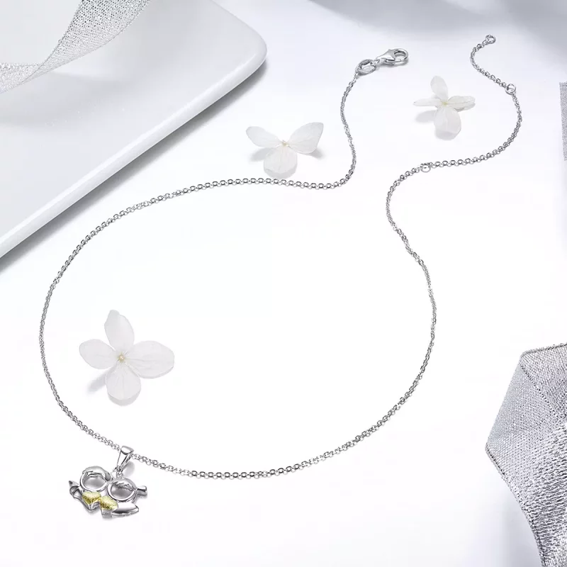 (afbeelding voor) Pandora Style Duivel houdt van engel Chain Ketting - SCN284 - Bekijken 4