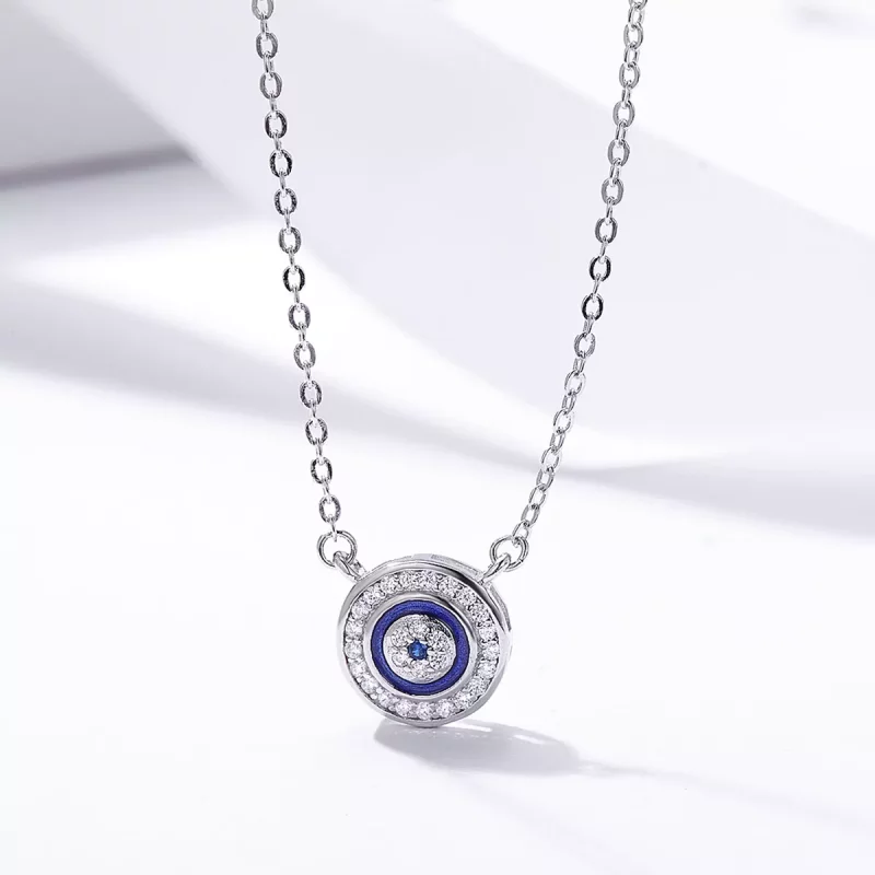 (afbeelding voor) Pandora Style Duivelsoog Chain Ketting - SCN165 - Bekijken 4