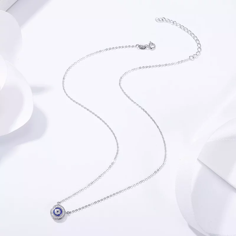 (afbeelding voor) Pandora Style Duivelsoog Chain Ketting - SCN165 - Bekijken 5