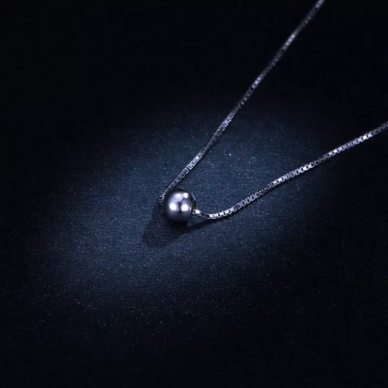 (afbeelding voor) Pandora Style Eenvoudige Boon Chain Ketting - BSN097 - Bekijken 5