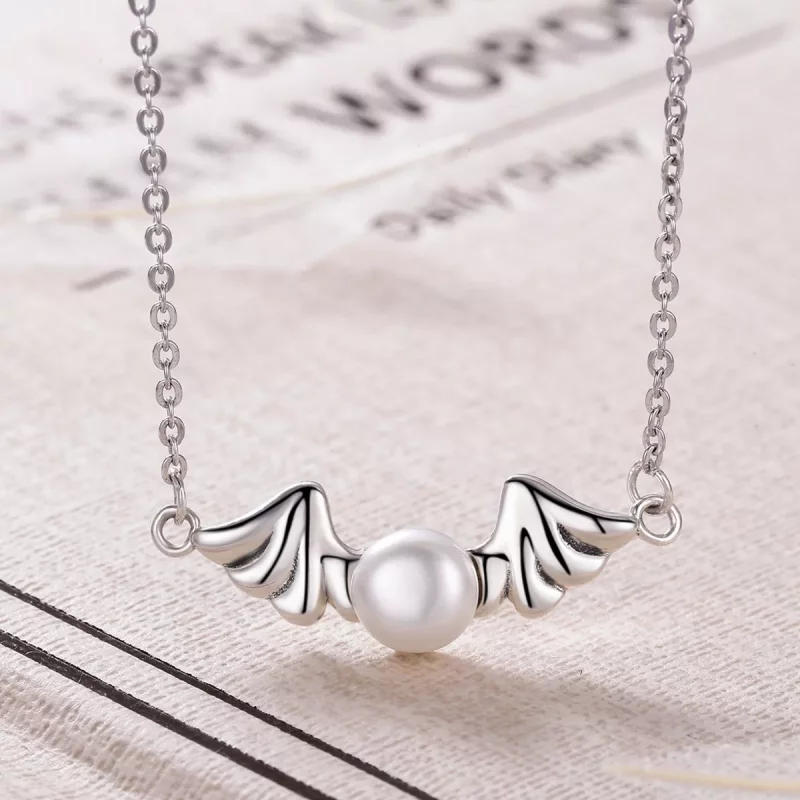 (afbeelding voor) Pandora Style Engelenvleugels Ketting - VSN021 - Bekijken 3