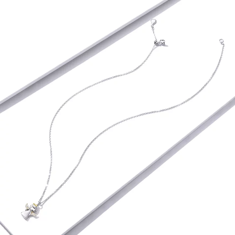 (afbeelding voor) Pandora Style Engeltje Ketting - BSN186 - Bekijken 3