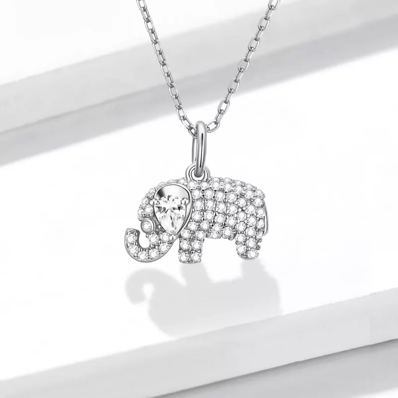 (afbeelding voor) Pandora Style Exquise Olifant Ketting - BSN239-A - Bekijken 2