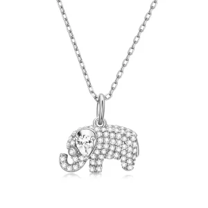 (afbeelding voor) Pandora Style Exquise Olifant Ketting - BSN239-A