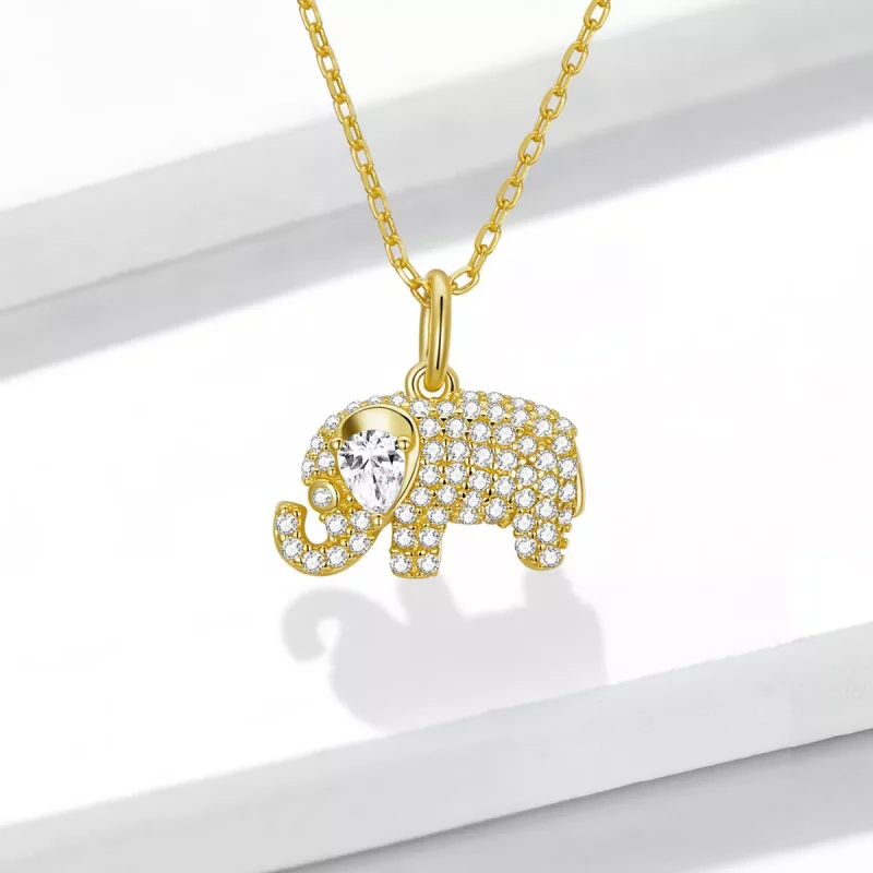 (afbeelding voor) Pandora Style Exquise Olifant Ketting - BSN239-B - Bekijken 2