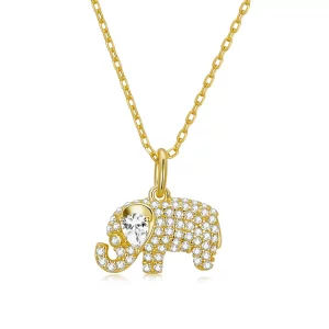 (afbeelding voor) Pandora Style Exquise Olifant Ketting - BSN239-B
