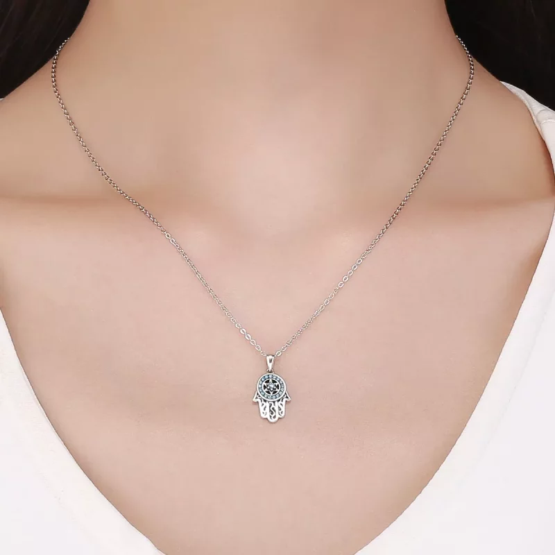 (afbeelding voor) Pandora Style Fatima's bewaking Chain Ketting - SCN264 - Bekijken 6