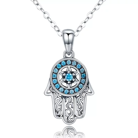 (afbeelding voor) Pandora Style Fatima's bewaking Chain Ketting - SCN264