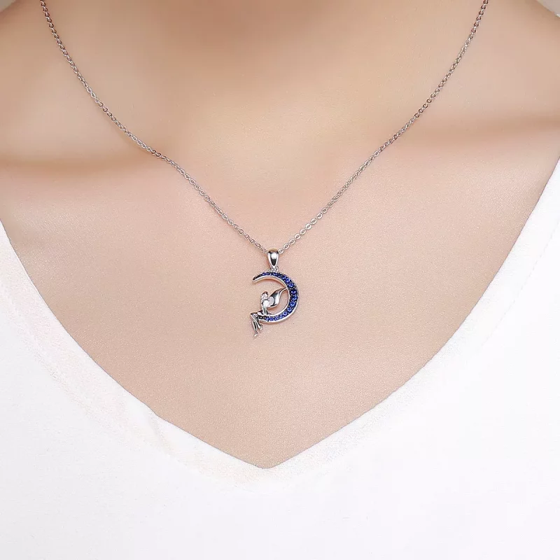 (afbeelding voor) Pandora Style Fee van de nacht Chain Ketting - SCN244 - Bekijken 3