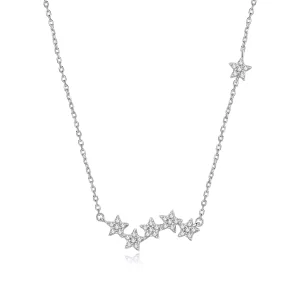 (afbeelding voor) Pandora Style Fonkelende sterren Chain Ketting - SCN419
