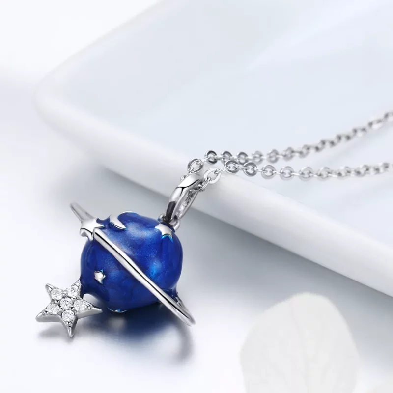 (afbeelding voor) Pandora Style geheime planeet Chain Ketting - BSN007 - Bekijken 3