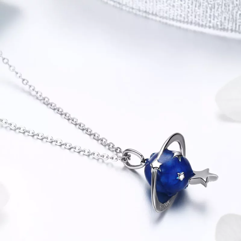 (afbeelding voor) Pandora Style geheime planeet Chain Ketting - BSN007 - Bekijken 4