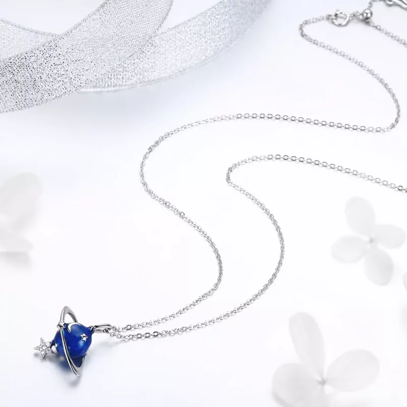 (afbeelding voor) Pandora Style geheime planeet Chain Ketting - BSN007 - Bekijken 5